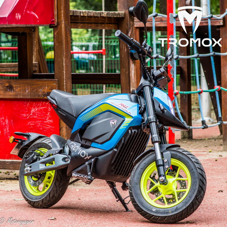 mini bike tromox mino niebieski
